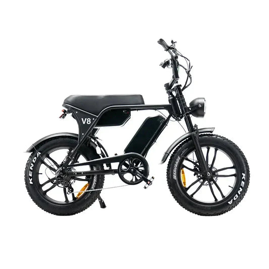 OUXI V8 MAX dubbele accu - Fatbike - Zwart - Hydraulische Remmen