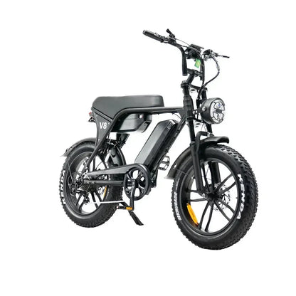 OUXI V8 MAX dubbele accu - Fatbike - Zwart - Hydraulische Remmen