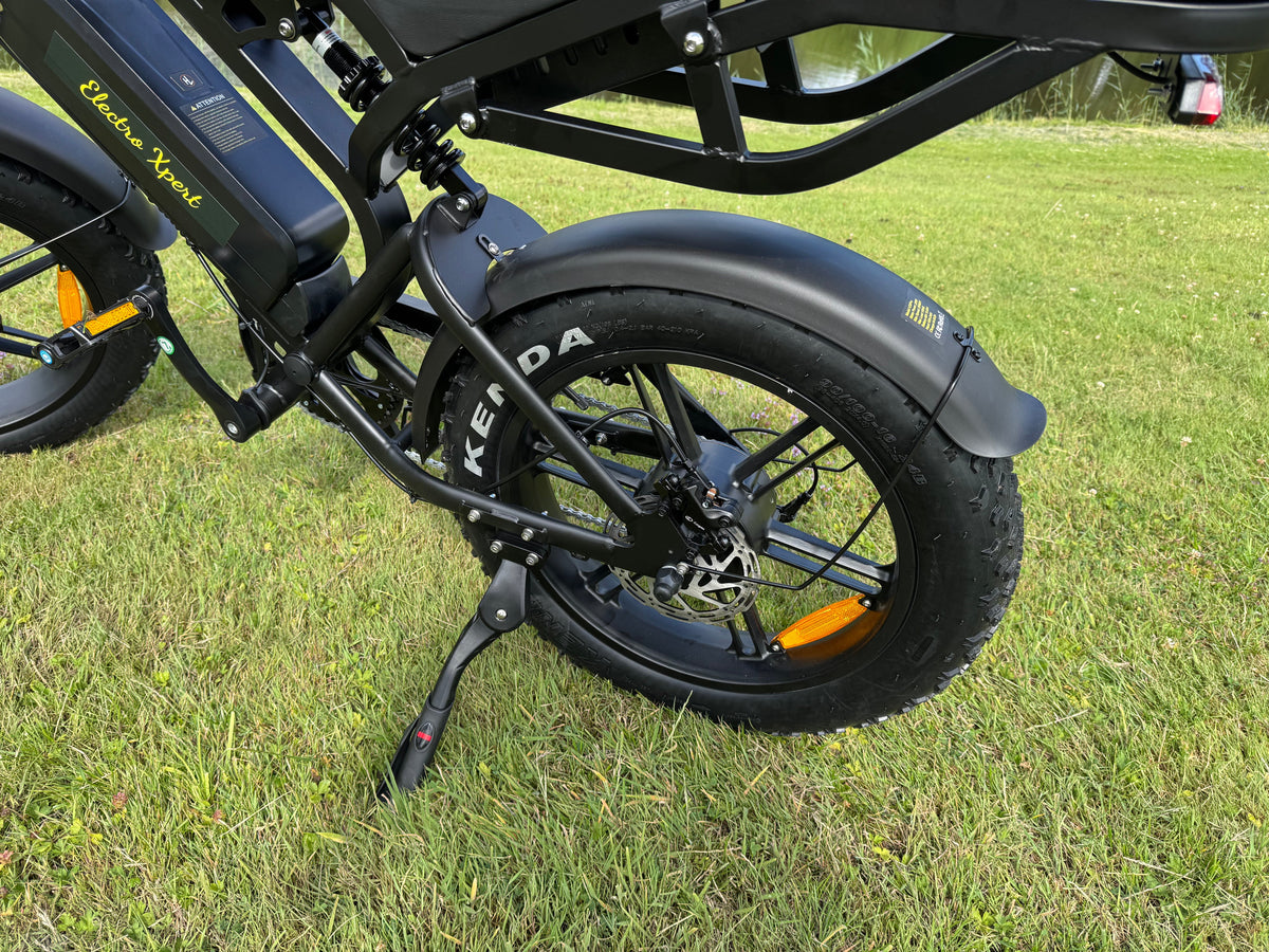 Fatbike - QMWheels - V20 pro 9.0 - Zwart - Hydraulische remmen